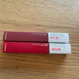 Maybelline super stay matte ink lipstick combo